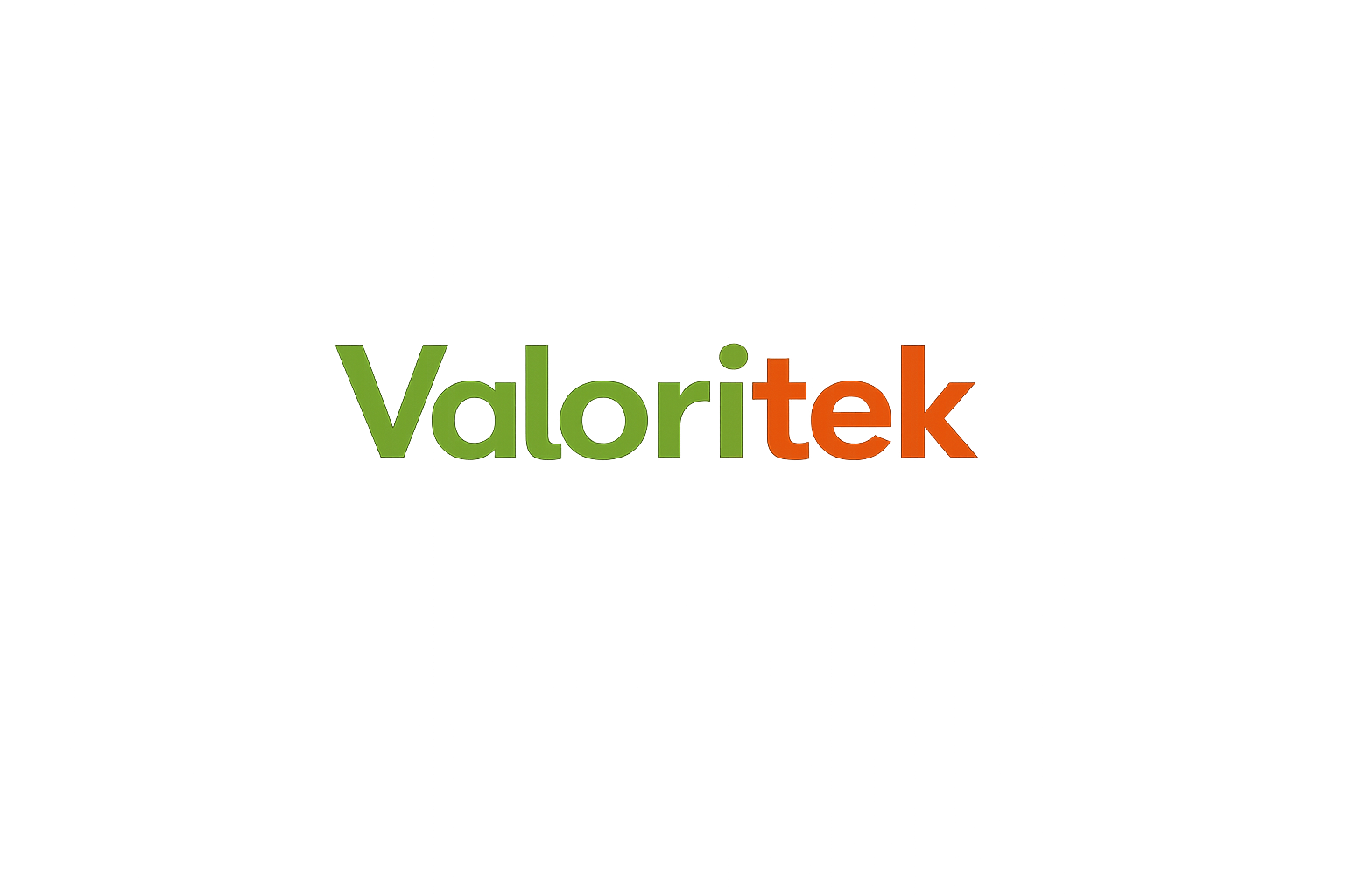 logo valoritek 2 couleurs, pas de dessins